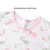 Girls' Pure Cotton Long-Sleeved Pajama Set