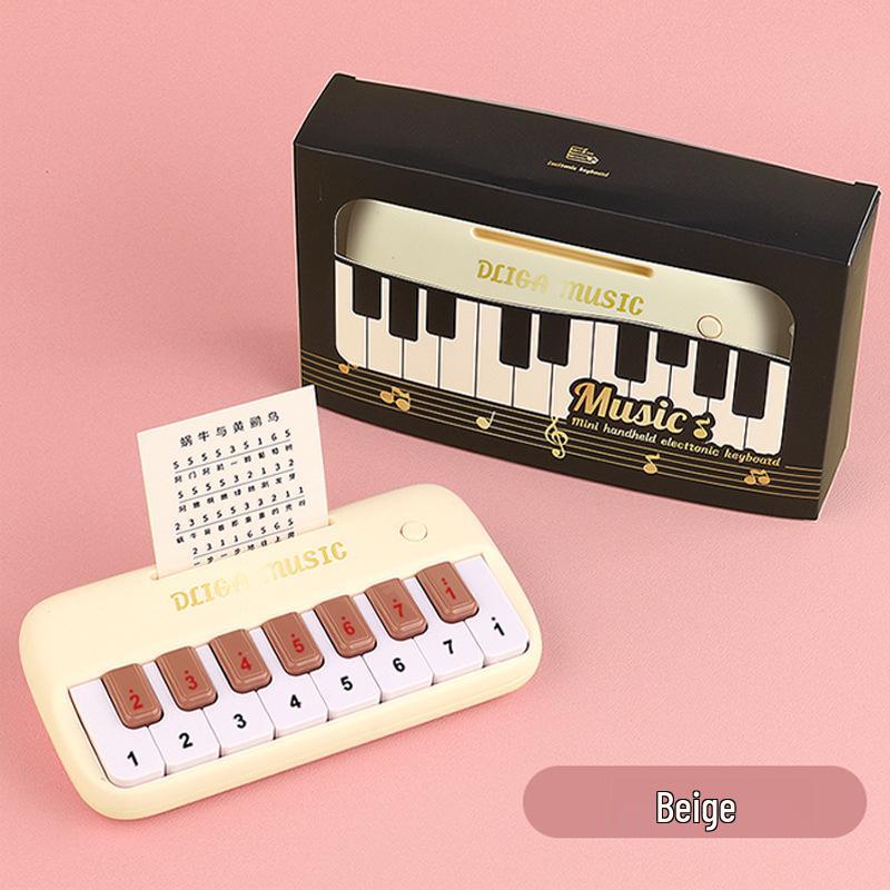 New Kids' Mini Electronic Keyboard: Beginner-Friendly Playable Music Toy with Multifunctional Keys.