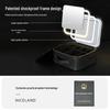 Large Capacity Makeup Bag with Lighted Mirror - Portable Travel Cosmetic Organizer