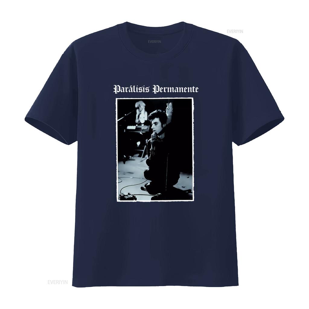 Paralisis Permanente Punk Rock Band Performance T-Shirt für Retro Style Musikliebhaber vintage Gewaschen Leicht Bequem