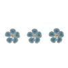 6 Stück Blumen-Serviettenringe Serviettenhalter-Set Florale Servietten-Schnallen Tischdekoration für Hochzeitsbankett Geburtstagsessen