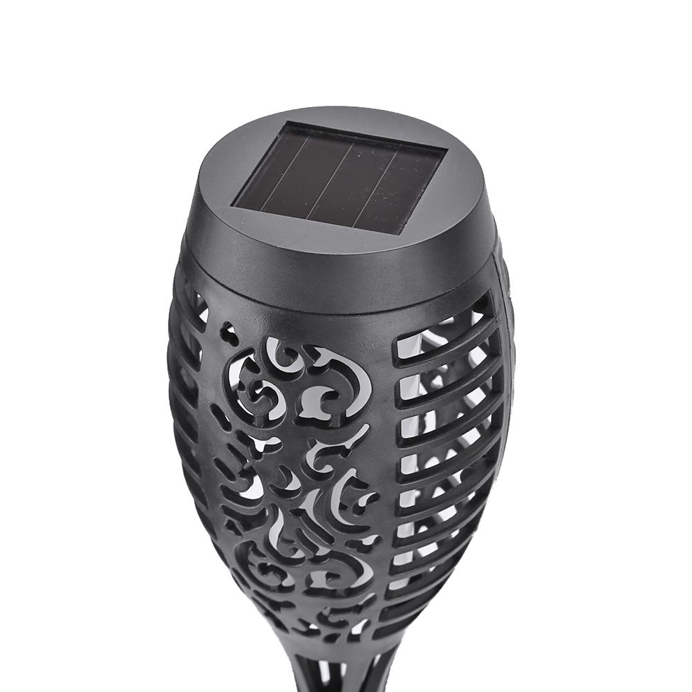 12LED Flame Torch Light Solar Charged Night Light Beautify Lawn Pathway Tools