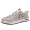 2025 summer new men's hollowed-out breathable lazy one-pedal casual leather sandals shoes