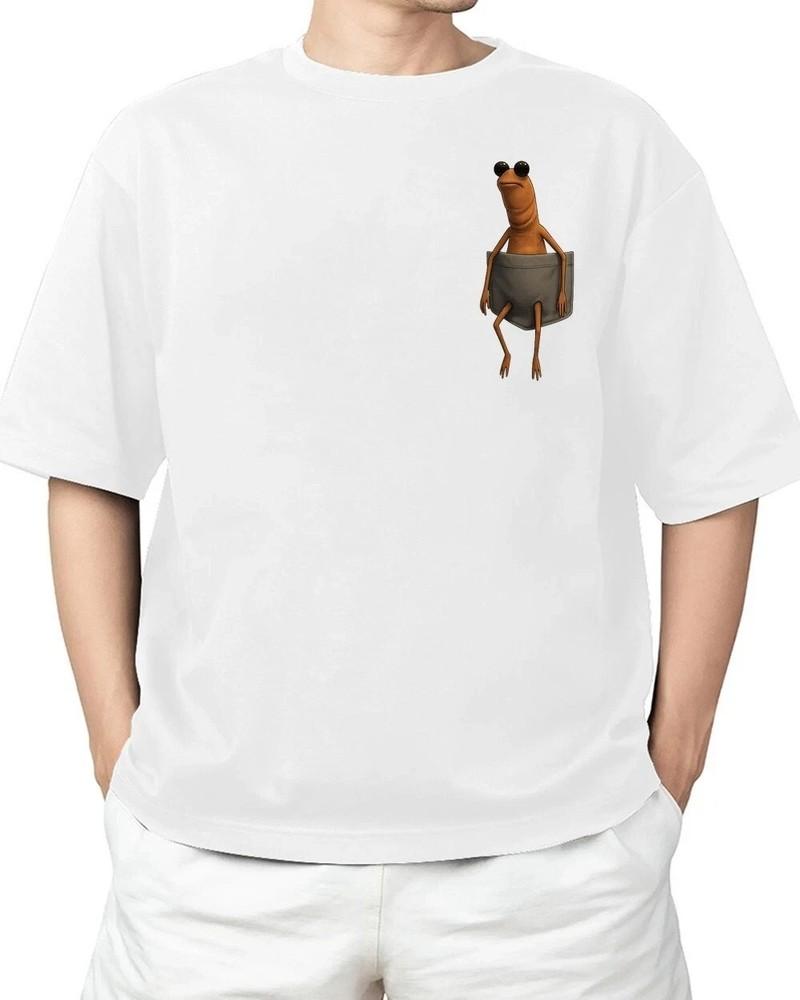 Marcus The Worm In Pocket Meme For Adult S-4XL T-Shirt Unisex T-Shirt S