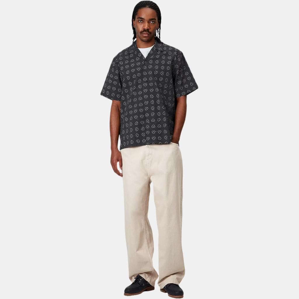 Carhartt WIP Loose Fit Straight Leg Zipper Comfortable Simple Casual Pants Men Bottoms I034809-2LP-4J
