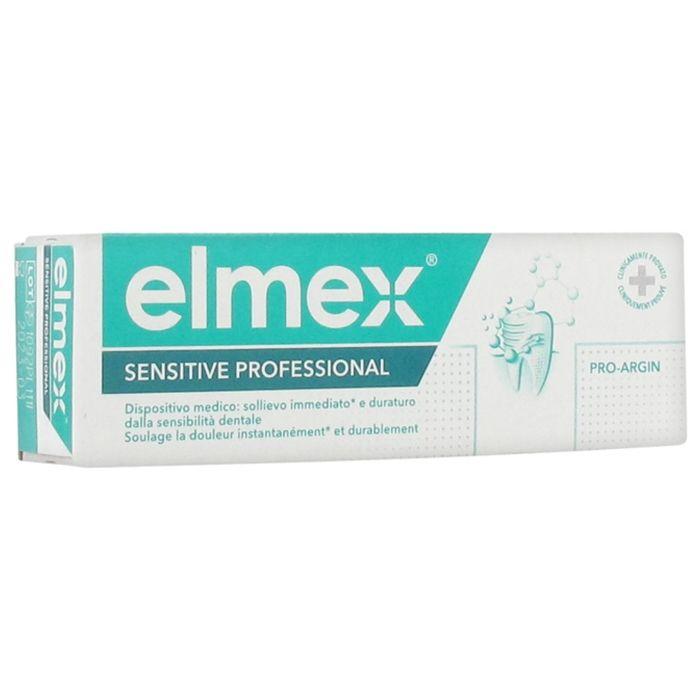 Dentifrice - Elmex - Sensitive Professional - Hypersensibilité dentaire - Apaise la douleur - Protège les dents