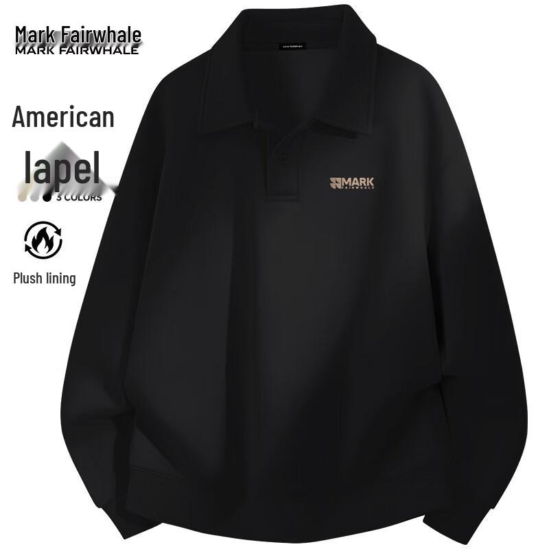 

Mark Fairwhale Men s 2025 Autumn/Winter Heavyweight Lapel Sweatshirt L