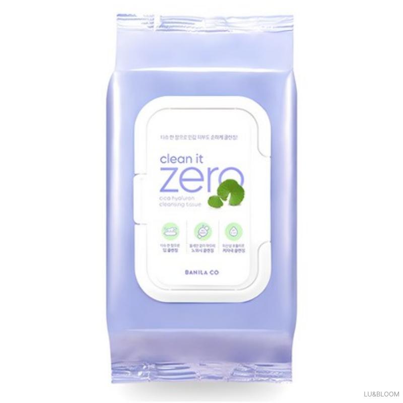 Banila Co Clean It Zero Cica Hyaluron Cleansing Tissue 80 Sheets (+Free gift)