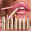 Mermaid Shimmer Velvet Lipstick Plumping Lip Gloss Luminous, Long Lasting Hydration, Waterproof Multi Hue Palette for All Skin Tones