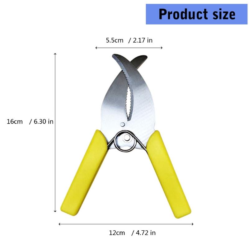 Ergonomische Gartenschere mit gelbem Griff, Gartenschere für effizientes Schneiden, Trimmen, Heimgärtnern und professionelle Nutzung
