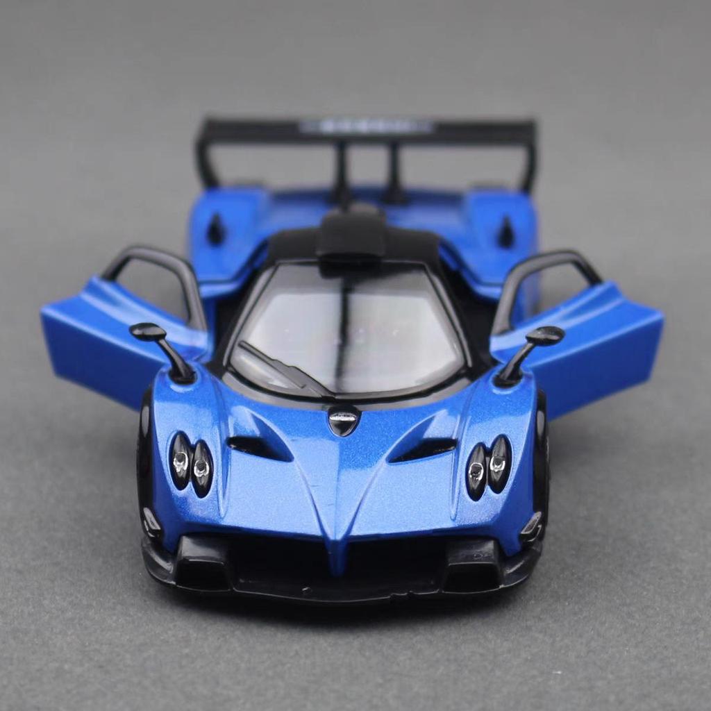 Pagani Zonda R Supercar 5 Inch Metal Car Simulation Diecast & Toy Vehicle RMZ City 1:36 Alloy Model Pull Back Car