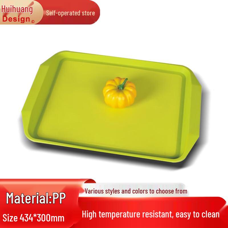 Commercial Non-slip Rectangular Serving Tray