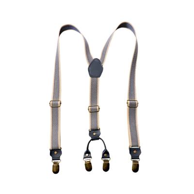 Bretelles élastiques en Y pour adultes Design antidérapant Caoutchouc durable Style rétro classique Réglables Largeur 2,5 cm