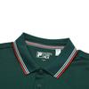 Fila Archive Series Versatile Comfortable Fashion Striped Casual Sports Polo Shirt Men Tops Deep-Forest-Green F11M527102F-DG