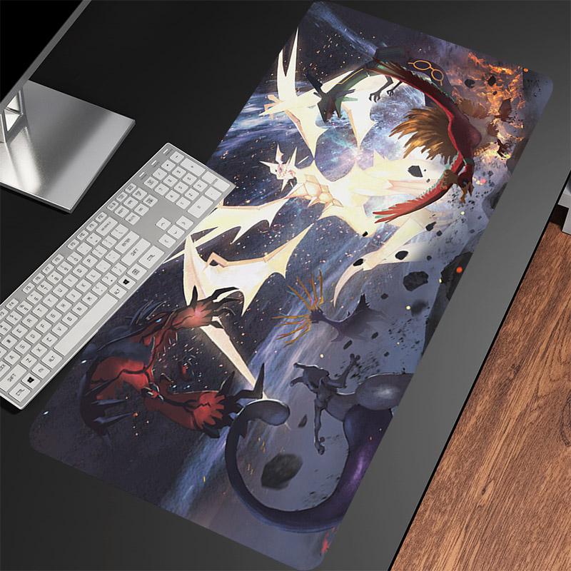 Anime Large Mouse Pad Gaming Accessories RRayquaza Laptop Table Mat XXL Keyboard Mousepad Computer Pc Gamer Cabinet Mouse Mats