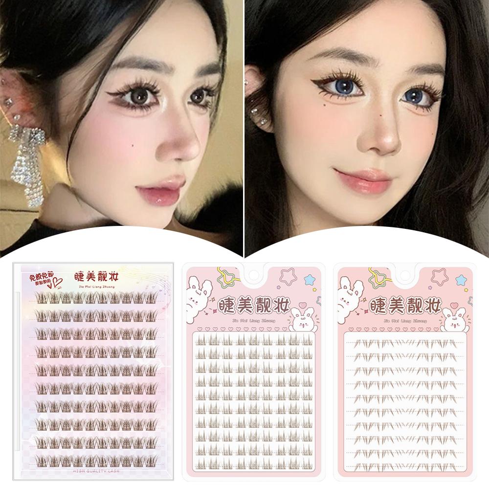 Natural Look Glue-free False Eyelashes Single Cluster Segmented Eyelashes  DIY Eyelash Extension