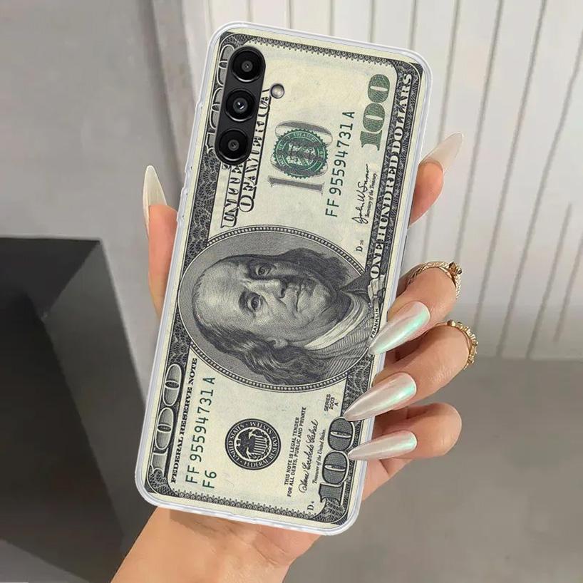 Banknote Dollar Cash Money Phone Case for Samsung Galaxy A16 A26 A36 A56 A15 A25 A35 A55 A14 A24 A34 A54 A13 A23 A33 A53 A05S A0