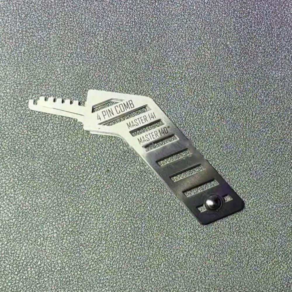 3Pcs/Set Stainless Steel Comb Lock Picks Multifunctiona Lock Padlock Set  Firefighter Multitool