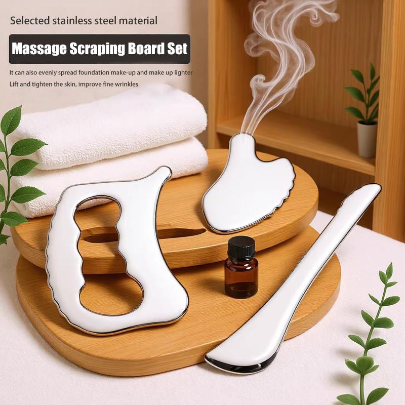 Muscle Fascia Knife Multi-Functional Muscle Release Massage Knife Exercise Scraping Knife Gym Stainless Steel Gua Sha Sheet