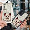Phone Case: 2D Flat Samsung Galaxy A34 A35 M05 M06 S20 S22 S21 FE Plus 5G Protective Case, Bell Nine-Tailed Fox, Christmas and Halloween Gifts