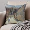 PostImpressionism PPaul Gauguin Cushion Cover Pillowcase Antidustmite Invisible Zipper Short Plush Sofa Cushion