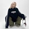 Velvet Thickened Hooded Sweatshirt for Women In Autumn and Winter New Loose Casual Letter Printing Couple Coat Sweatshirt