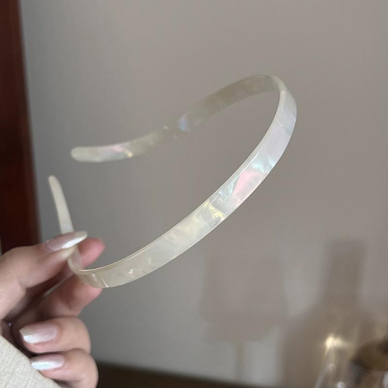 Acetate Thin Glasses Hairband Simple Hair Hoop For Girls Women French Style Hair Bands Temperament Hair Accessories as the picture