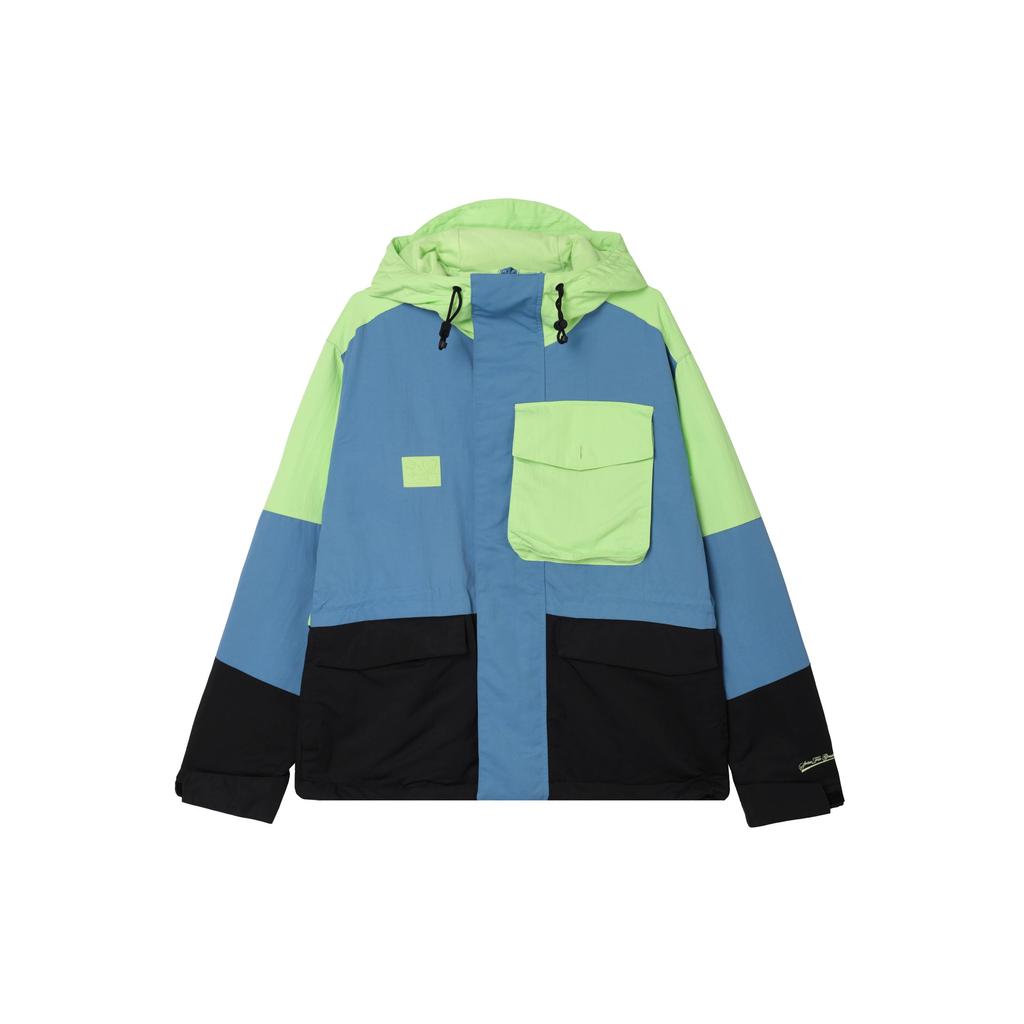 Nike Lebron Premium Utility Multi-Pocket Windproof Hooded Cotton Jacket Men Outerwear Blue DA6714-345