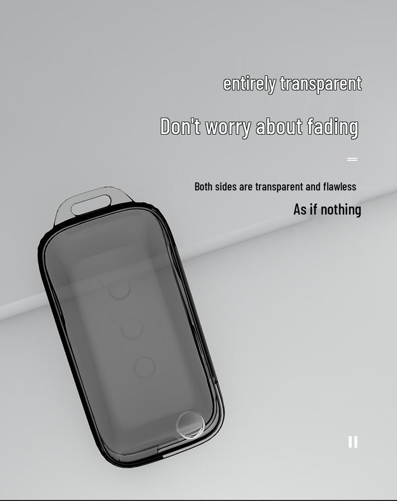 Transparent Full Wrap Key Case for Wuling Hongguang MiniEV/S3/New Hongguang Plus Journey