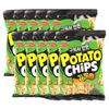Ofenkartoffelchips Algen Geschmack Herzhaft Knuspriger Snack 50g x 10er Packung