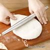 S/M/L Stainless Steel Rolling Pin Kitchen Utensils Dough Roller Bake Pizza Noodles Cookie Dumplings Making Non-Stick Baking Tool