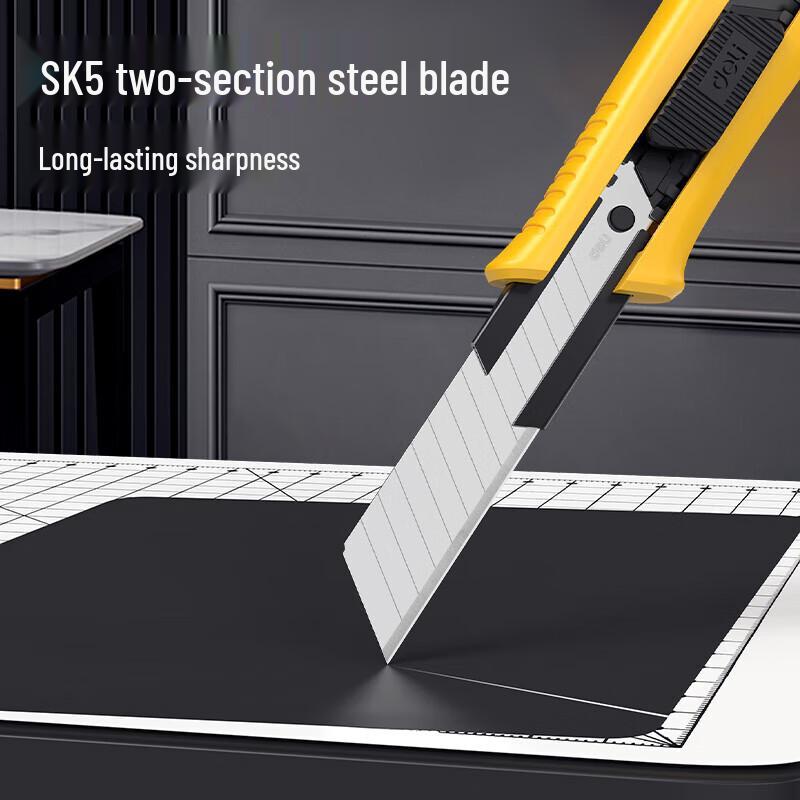 Deli 18mm Self-locking Utility Knife