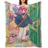 A fairy tale in front of the door Throw Blanket blankets and throws Sofas wednesday Stuffeds Blankets