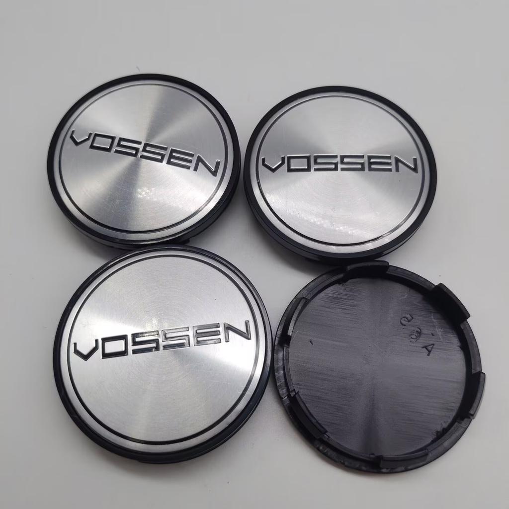 AAYS1 4Pcs/set 65mm Wheel Center Cap For Vossen Emblem Logo Wheel Cover Cap Hubcaps Badge Car Styling Accessories