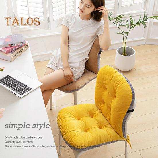 Winter Desk Chair Cushion with Fixing Strap for Anti-slip Thickened Good Elasticity And Softness Keep Warm Office Chair Seat Cushion Rocking Chair