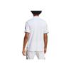 Adidas Logo Striped Print Short Sleeve Polo Shirt Men Polo Shirts White HS3580