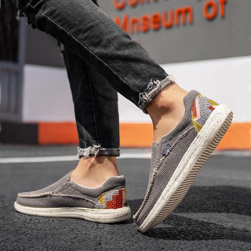 Summer Breathable Canvas Shoes Lazy Cloth Shoes Casual Board Shoes
