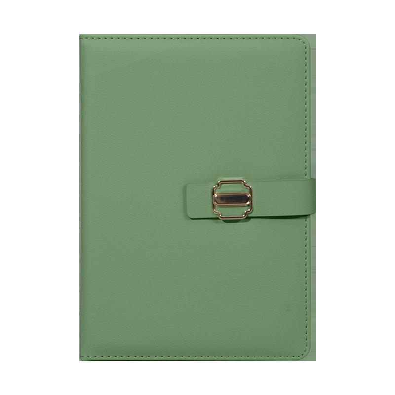 Office Student Notebook with Buckle - Paperback Diary for Homework