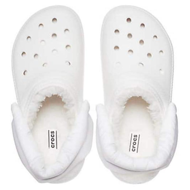 Crocs Classic Clog Comfortable and Versatile Sports Slippers Unisex White