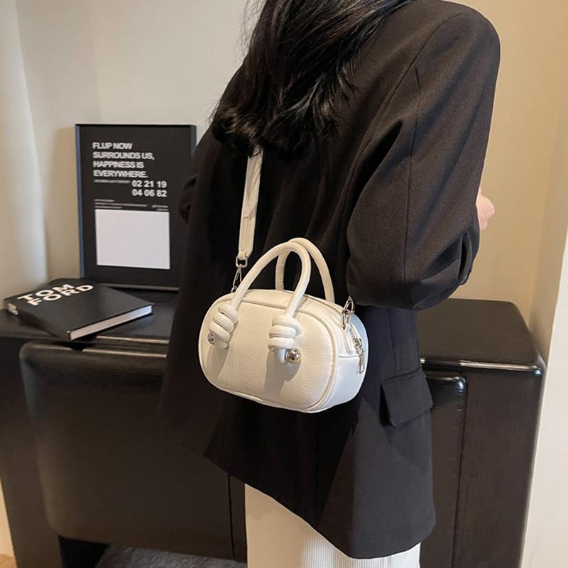 2024 New Fashion Versatile Niche Design Boston Bag Trendy Handbag Exquisite Small Bag Crossbody Bag