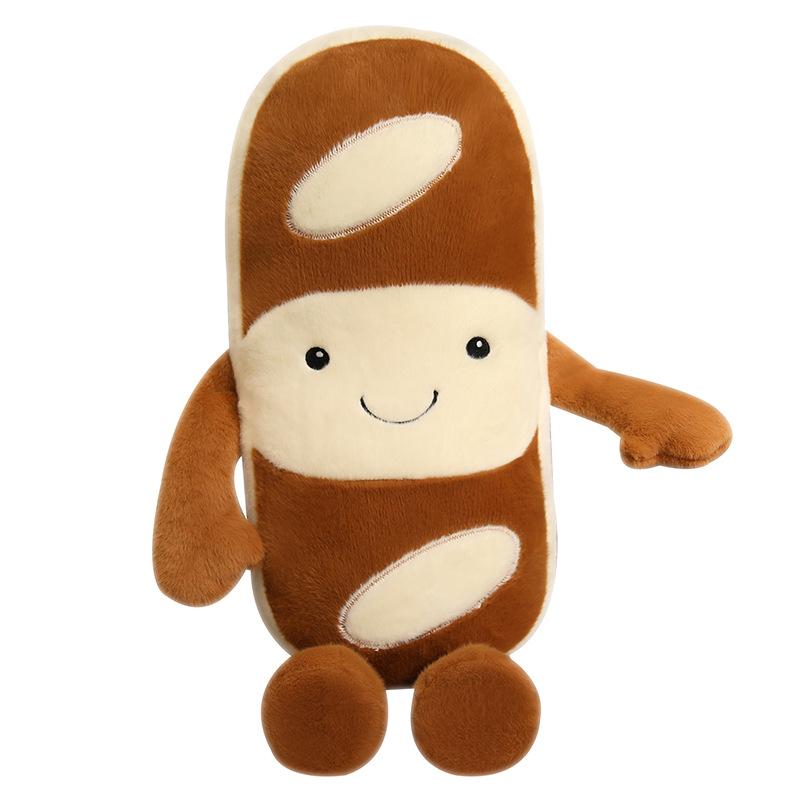 Cute Simulated Baguette Small Bread Pillow Doll Plush Toy Doll Nap Pillow Sofa Pillow
