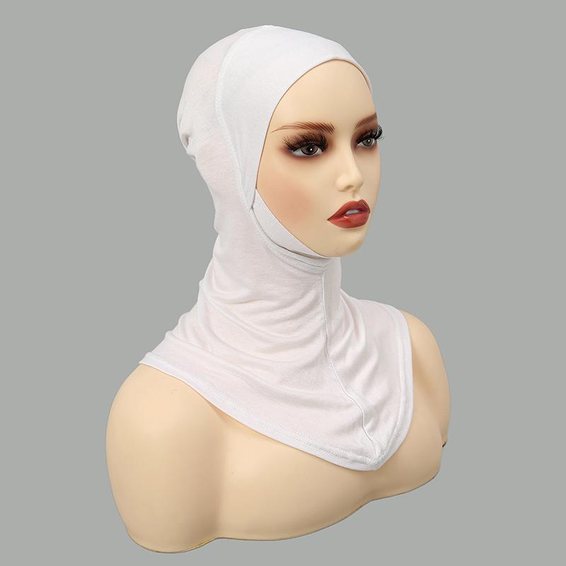 Muslim Inner Cap Hijab For Women Solid Underscarf Hijab Undercap Scarf Turban Hat Islamic Muslim Hijabs Ready To Wear Headcover