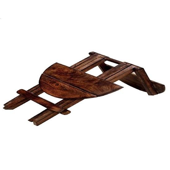 Wooden Folding Table Nesting Coffee End Modern Furniture Decor Side Home Handcrafted Designed Portable Table For Living Room Balcony For Home Decor