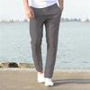 Pantalones de Lino de Algodón para Hombre Primavera Verano Transpirables Color Sólido Pantalones de Lino Fitness Streetwear