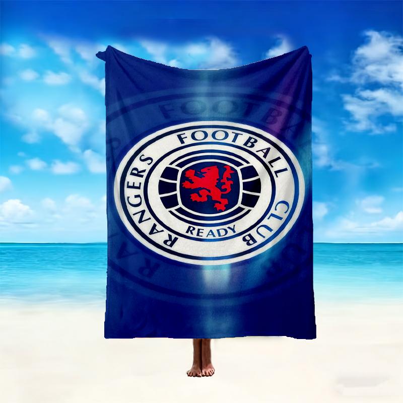 1 Stück Rangers FC Decke, Gemütliche Bedruckte Überwurfdecke, Ein Herzliches Geschenk für Ihre Familie und Freunde