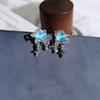 Wind fashion versatile stud earrings women's hot-selling high-end temperament trendy earrings street stall night market explosion