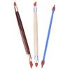 3Pcs Silicon Rubber Shaper Pen Double-Head Pottery Clay Sculpture Shaping Tools