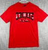 Size M - Crooks & Castles Bones Logo Graphic 100% Cotton T-shirt Mens Tees Top Red NWT