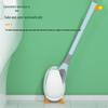Diving Duck Silicone Toilet Brush with Base - Hard Bristles for Effective Bathroom Cleaning