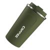 Smart Temperature Display Coffee Cup Portable 304 Stainless Steel Insulation Cup Simple Style Pure